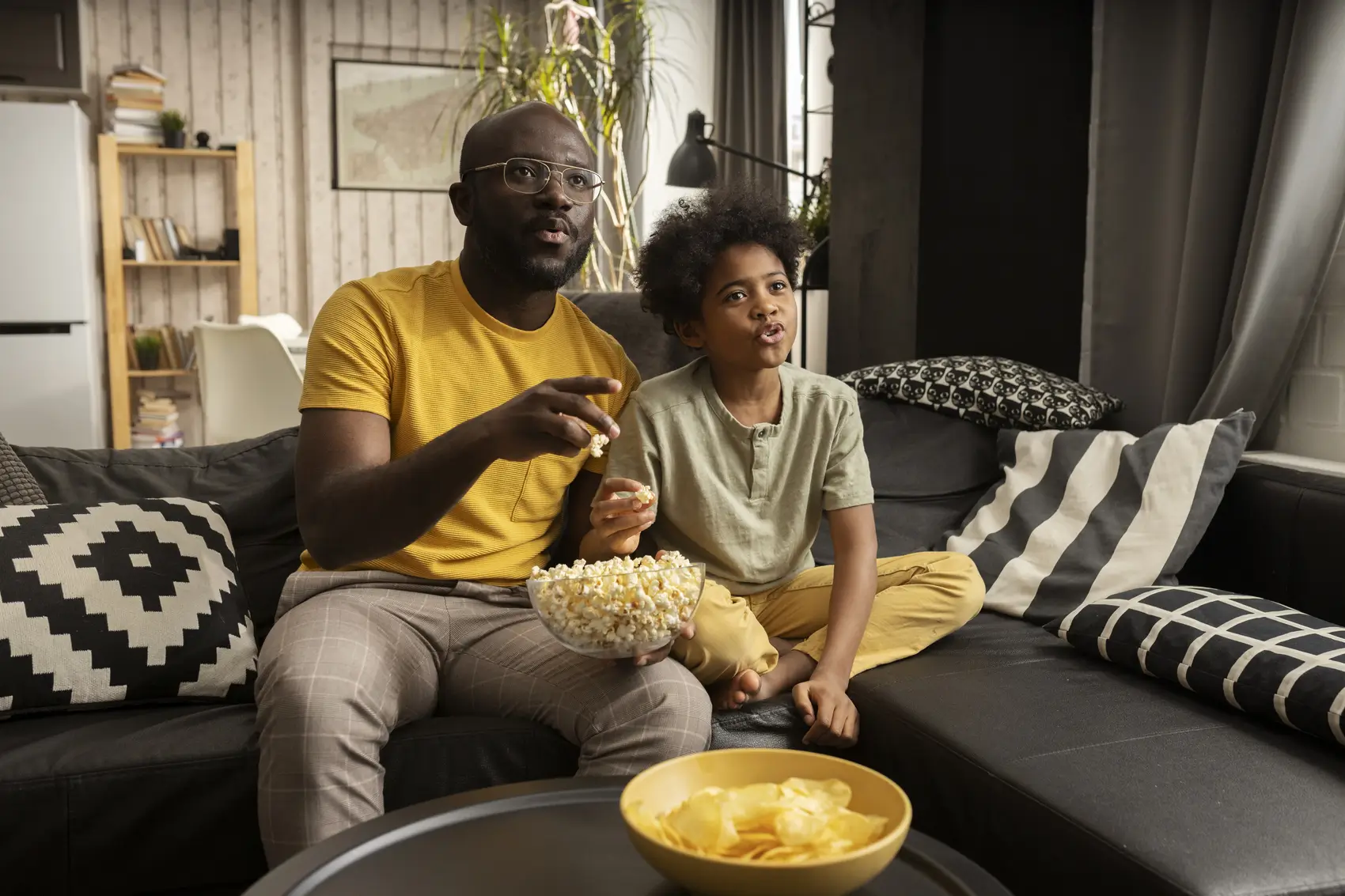 Family enjoying Pamoja home fibre internet